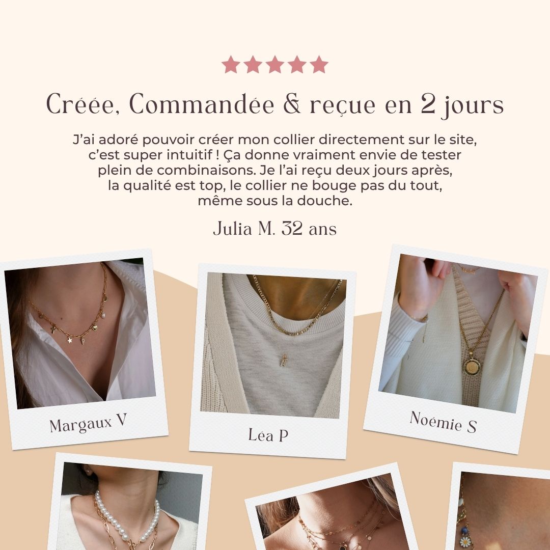 Collier complet à personnaliser