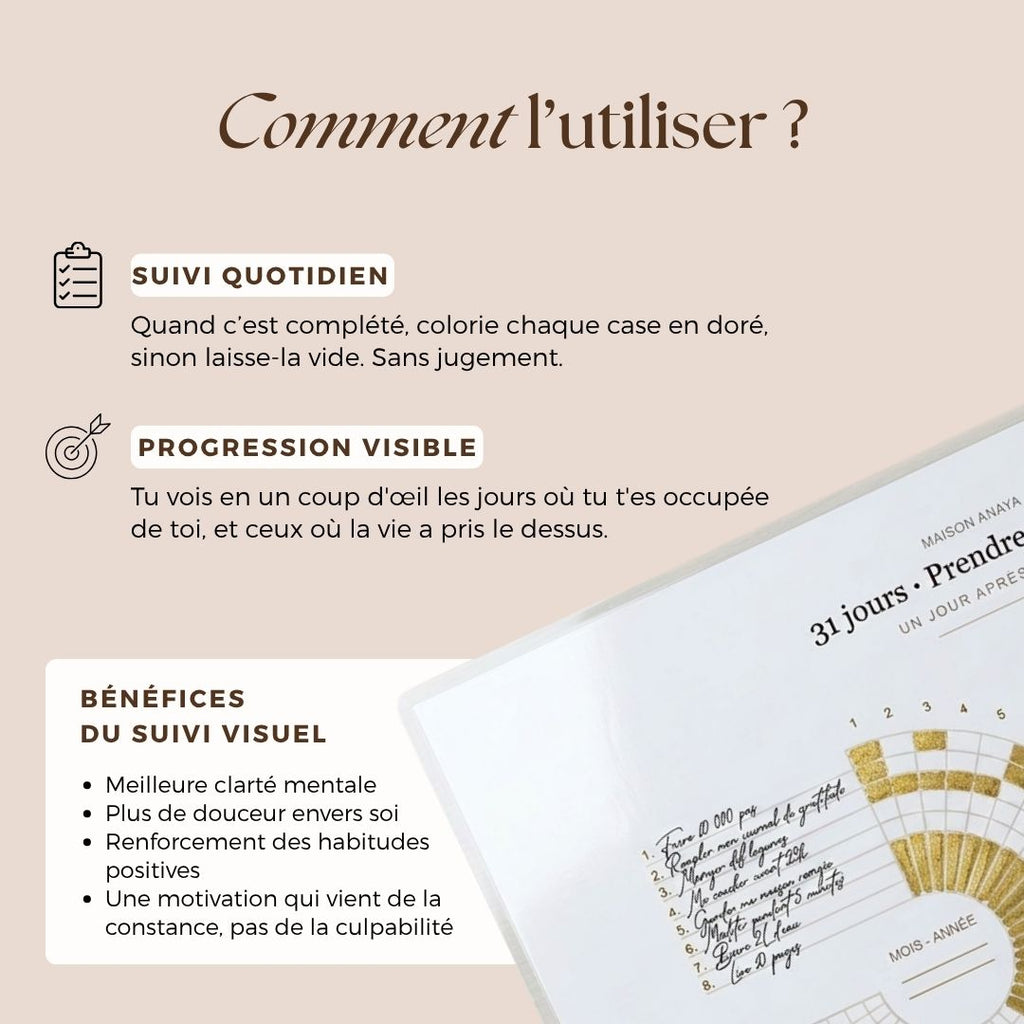 Planning - 30 jours pour prendre soin de soi