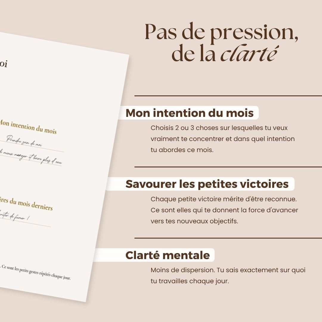 Planning - 30 jours pour prendre soin de soi